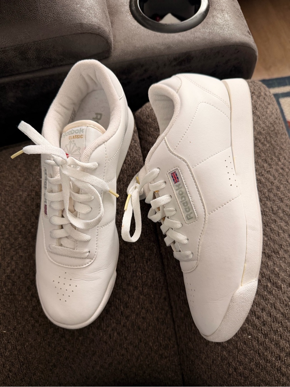 Reebok Women's White Classic Leather Sneakers